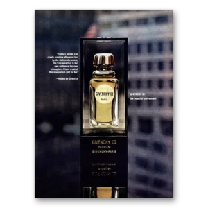 1973 Givenchy III Perfume Print Ad | Create Sunshine