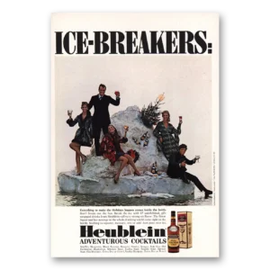 1968 Heublein Print Ad | Ice Breakers