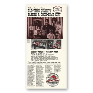 1973 Hickory Farms Print Ad | Good Time Gift