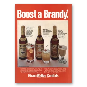 1973 Hiram Walker Print Ad | Cordials