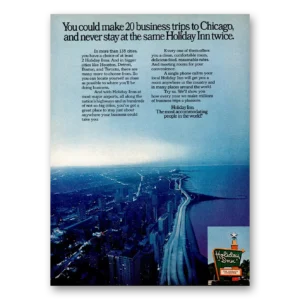 1973 Holiday Inn Print Ad | Chicago
