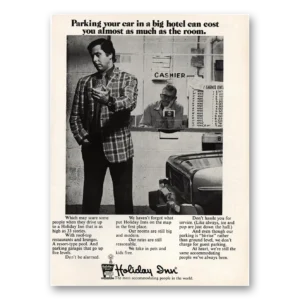 1973 Holiday Inn Print Ad | Parking