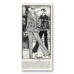 1973 Hooper Associates Print Ad | Wear Anywhere
