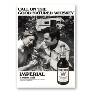 1973 Imperial Whiskey Print Ad | Winnebago