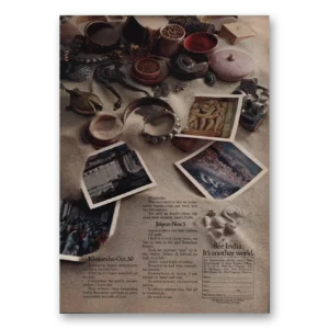 1973 India Print Ad | Khajuraho Jaipur