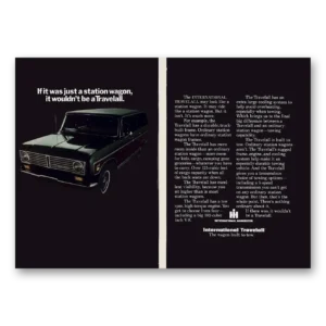 1973 International Harvester Travelall Print Ad | Station Wagon