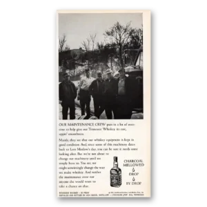 1973 Jack Daniels Print Ad | Maintenance Crew
