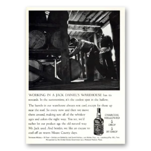 1973 Jack Daniels Print Ad | Warehouse