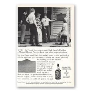 1973 Jack Daniels Print Ad | Federal Government