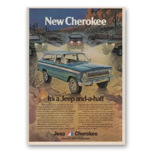 1973 Jeep Cherokee Print Ad | Jeep Half