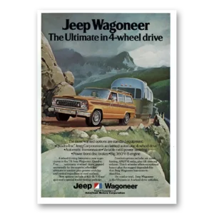 1974 Jeep Wagoneer Print Ad | 4 Wheel Drive