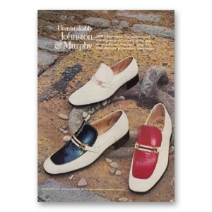 1973 Johnston & Murphy Shoes Print Ad | Unmistakably