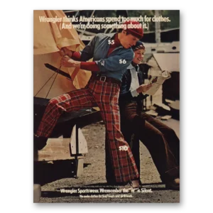 1973 Wrangler Sportswear Print Ad | Spend Too Much