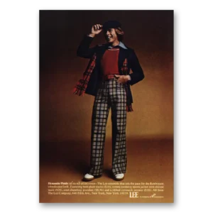 1973 Lee Jeans Print Ad | Dynamic Plaids