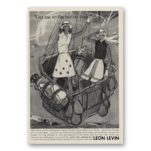 1973 Leon Levin Clothing Print Ad | Get Me To Tee
