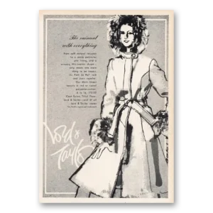 1973 Lord & Taylor Print Ad | Raincoat