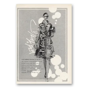 1973 Lord & Taylor Print Ad | Like Bubbles Blowing In Air