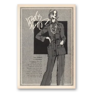 1973 Lord & Taylor Print Ad | Passport To Everywhere