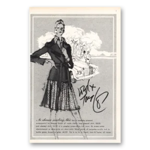 1973 Lord & Taylor Print Ad | No Chance Meeting