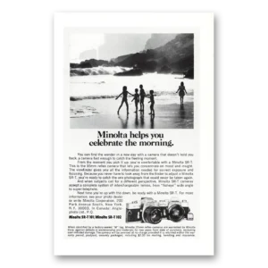 1973 Minolta Print Ad | Celebrate The Morning
