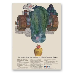 1973 Mobil Print Ad | Take Aim