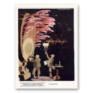 1973 New England Mutual Life Insurance Print Ad | Old Boy