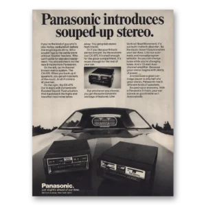 1973 Panasonic Car Stereo Print Ad | Souped Up