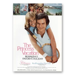 1973 Princess Hotel Print Ad | Bermuda