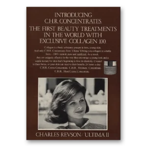 1973 Ultima II Print Ad | Exclusive Collagen 100