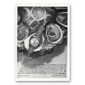 1973 Rolex Print Ad | Fails Taste Test