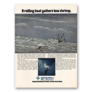 1973 Sperry Rand Print Ad | Rolling Boat