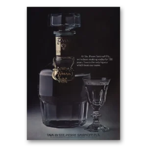1973 Tava Liqueur Print Ad | Making Vodka