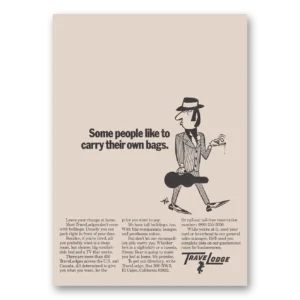 1973 Travelodge Print Ad | Some People