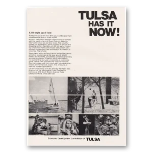 1973 Oklahoma Print Ad | Tulsa