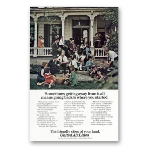 1973 United Airlines Print Ad | Going Back