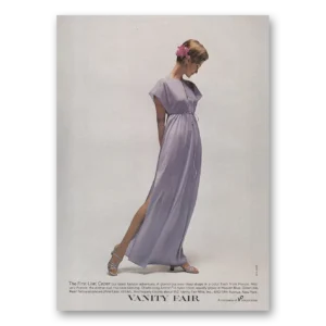 1973 Vanity Fair Undergarments Print Ad | Lilac Caper