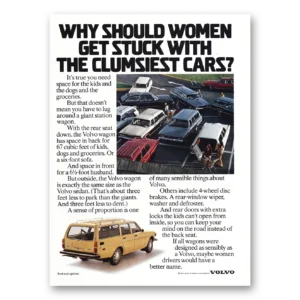 1973 Volvo Wagon Print Ad | Clumsiest Cars