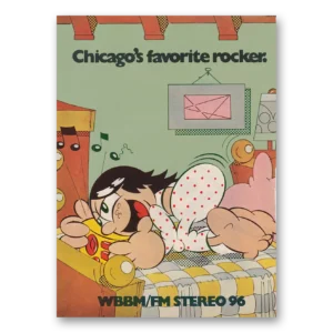 1973 WBBM Promo Print Ad | Fm Stereo 96