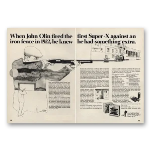 1973 Winchester Super X Print Ad | John Olin