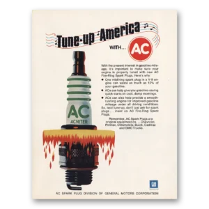 1974 AC Spark Plugs Print Ad | Tune Up America
