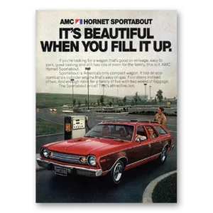 1974 AMC Hornet Print Ad | Beautiful