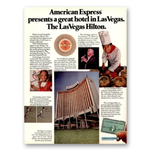 1974 American Express Print Ad | Las Vegas