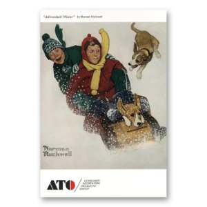 1974 ATO Print Ad | Adirondack Winter