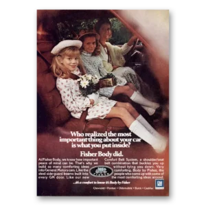 1974 Body by Fisher Print Ad | Important Thing