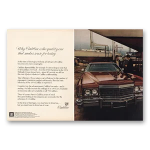 1974 Cadillac Eldorado Print Ad | Makes Sense