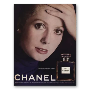 1974 Chanel No 5 Print Ad | Catherine Deneuve