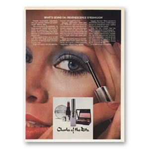 1974 Revenescence Eyeshadow Print Ad | Going On