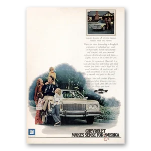 1974 Chevrolet Caprice Print Ad | Times Demanding