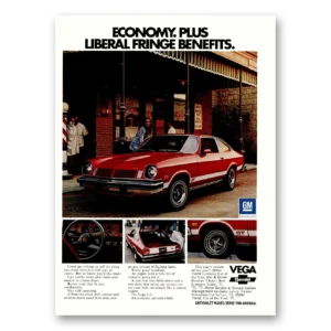1974 Chevrolet Vega Print Ad | Liberal Fringe