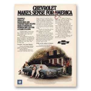 1974 Chevrolet Impala Print Ad | Makes Sense